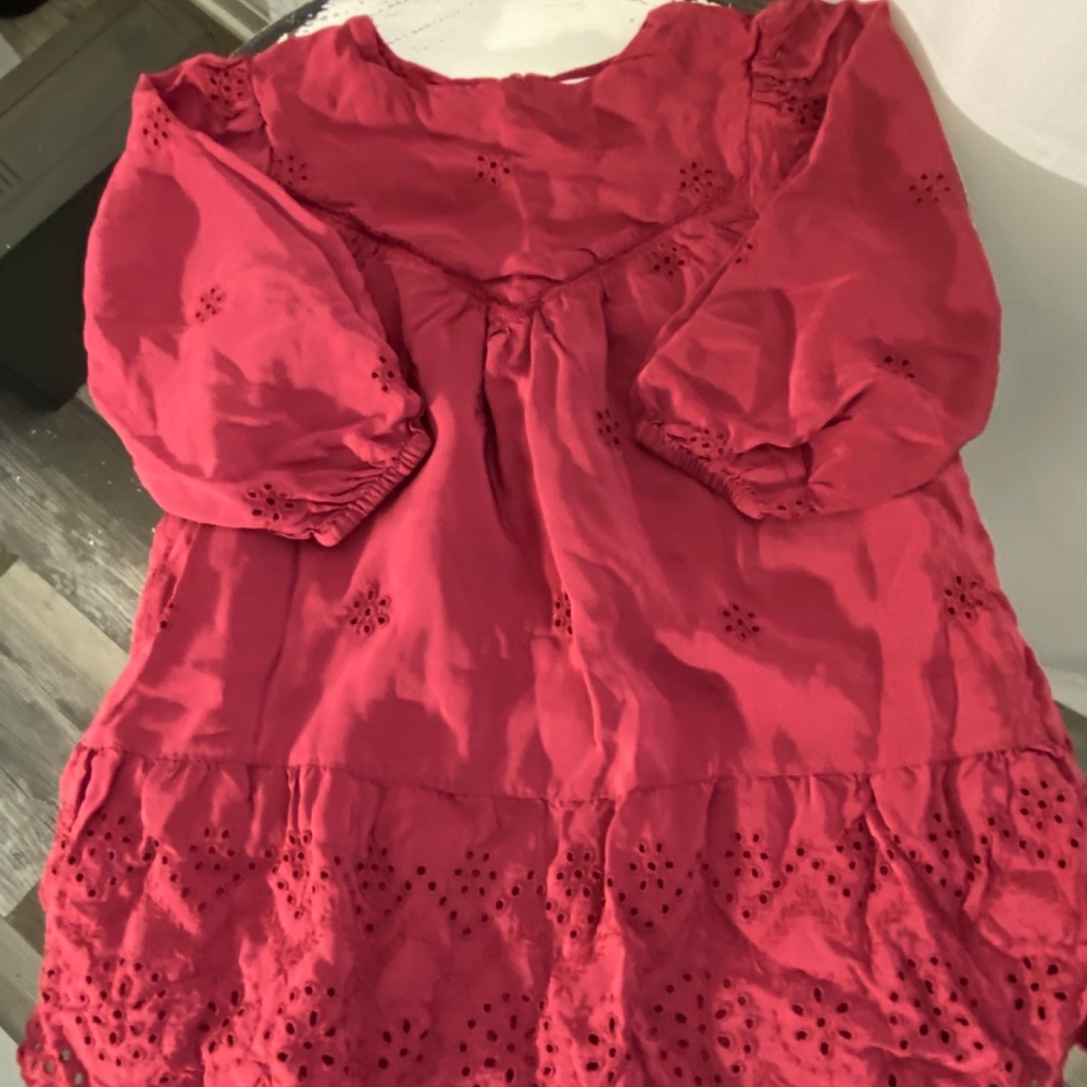 Zara toddler red dress size 3-4 years - Picture 2 of 7